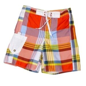 Boys Old Navy Plaid Swim Shorts‎ Trunks Size XS 5
